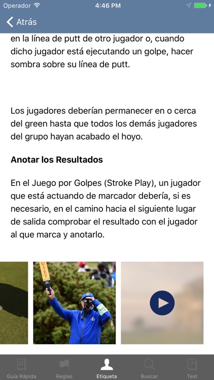 Reglas Del Golf