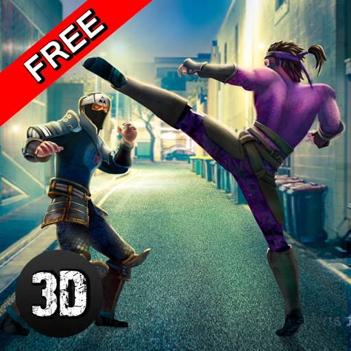 Ninja Kung Fu Street Fighting Challenge 3D icon