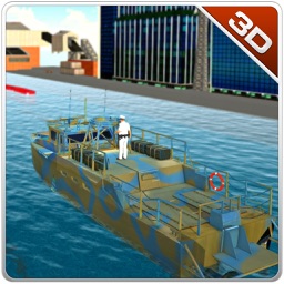 marine bateau parking et navire de l'armée simulat