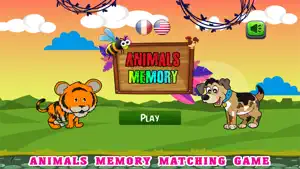 Animals Memory Matching Game - Brain Trainers screenshot #1 for iPhone