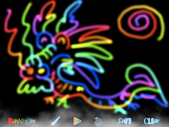Screenshot #5 pour RainbowDoodle - Animated rainbow glow effect
