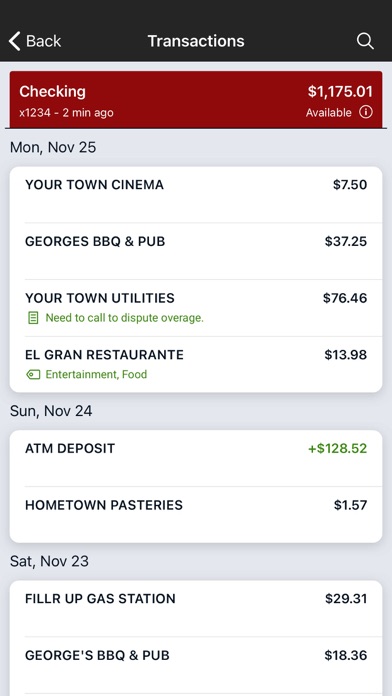 First National Bank Bottineau Screenshot