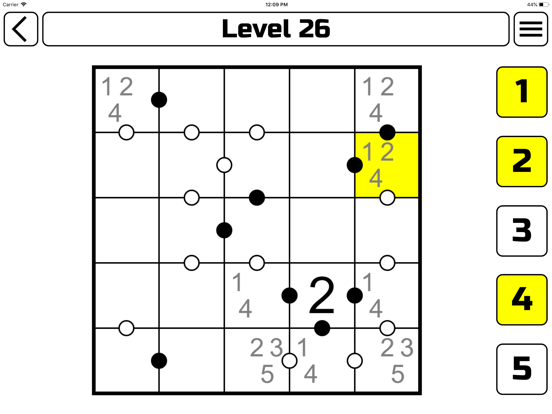 Kropki Puzzle iPad screenshot 4 - Games app