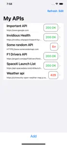 200OK - API Monitoring Widget screenshot #1 for iPhone