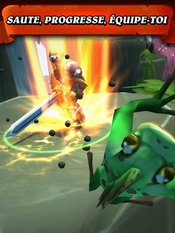 Screenshot #6 pour Tap Tap Warriors: Nonstop Jump RPG
