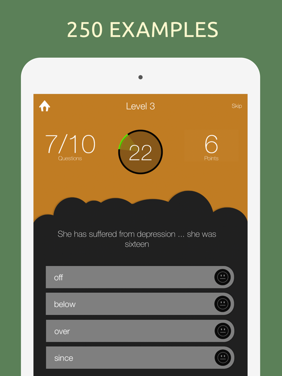 Screenshot #6 pour English Prepositions Quiz Test