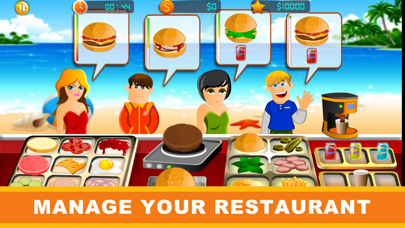料理のバーガーの食べ物：レストランのゲームをのおすすめ画像2
