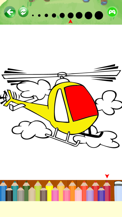 Screenshot #1 pour Helicopter Coloring Pages For Learn painting