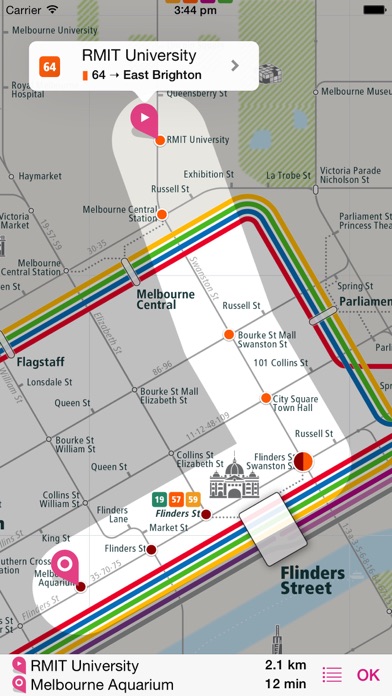 Screenshot #3 pour Melbourne Rail Map Lite