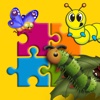 Larva & Butterfly jigsaw puzzle game