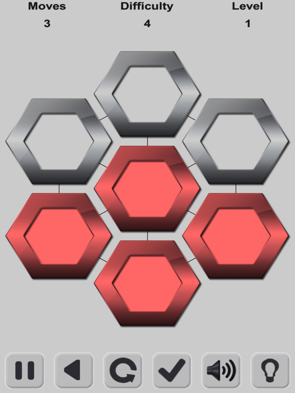 Puzzle Black and Red iPad screenshot