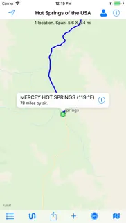hot & thermal springs iphone screenshot 1