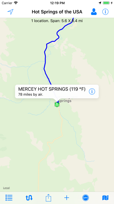 Hot & Thermal Springs Screenshot
