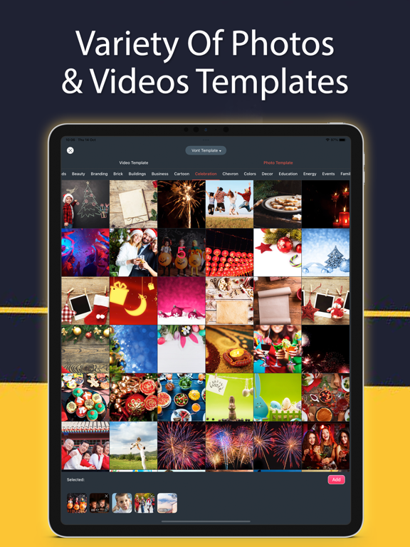 Cute Cut-Reel Maker Video Crop iPad screenshot 6 - Photo & Video app