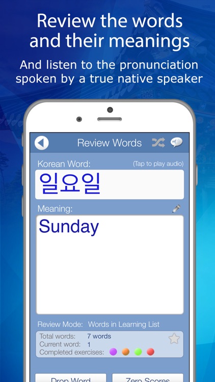 Learn Korean Audio FlashCards
