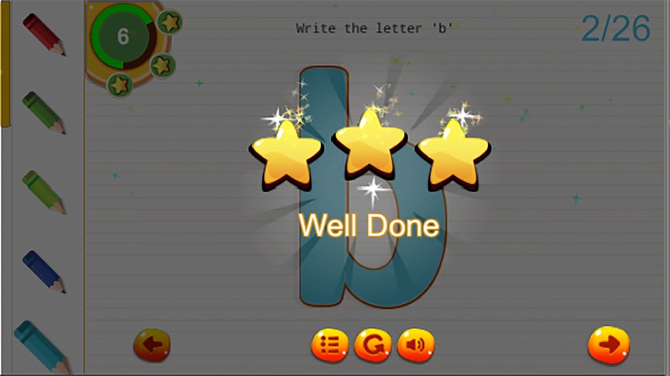 #2. Santa Claus abc Small Alphabets Tracing Learning (iOS) By: Arlak Phinitaksorn