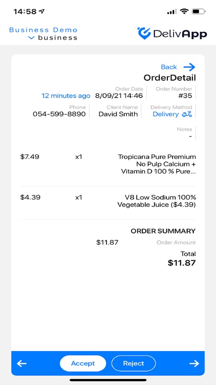 DelivApp Business screenshot-4