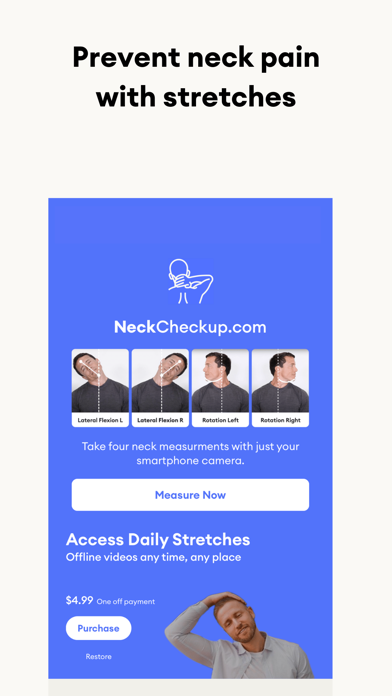 NeckCheckUp: Prevent Neck Pain Screenshot