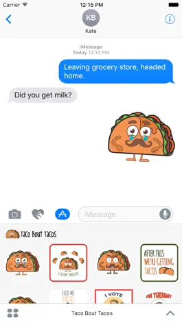 Game screenshot Taco Stickers for iMessage mod apk