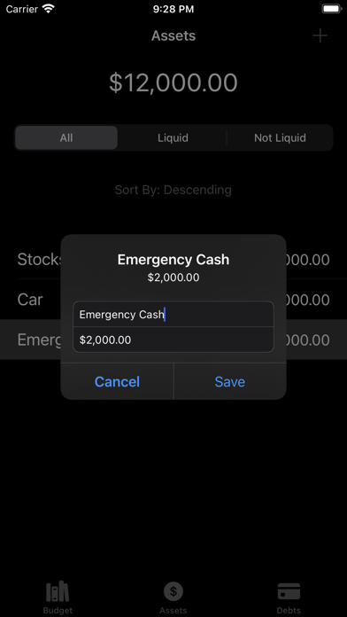 Screenshot #1 pour Budgeter: Simple and Smart