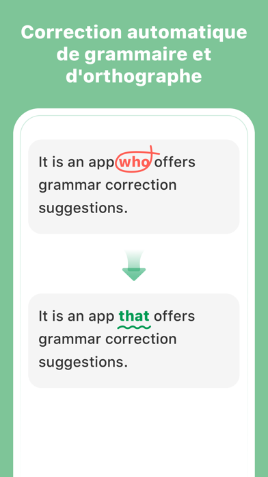 Screenshot #1 pour Correcteur AI Grammar