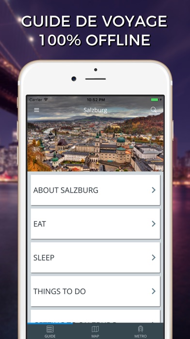 Screenshot #1 pour Salzbourg Guide Voyage avec Offline Maps