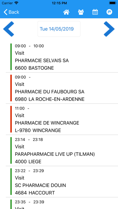 MobiRep Phone Screenshot