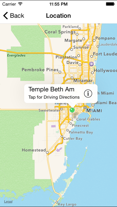 Temple Beth Am Miami TBAM.org Screenshot