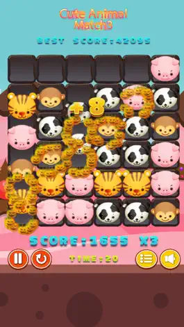 Game screenshot Cute Animals and Friends - Match 3 Puzzle Game apk