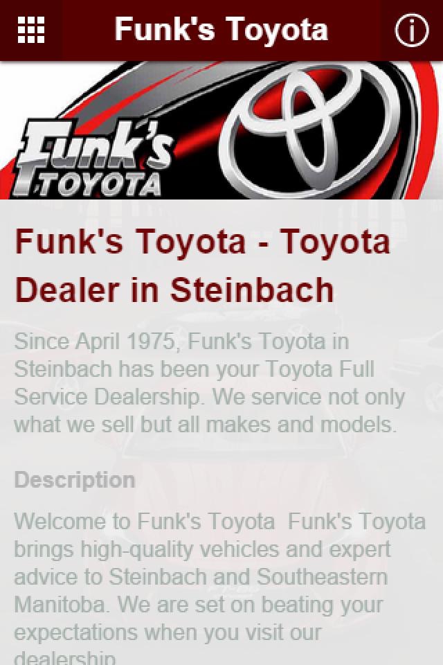 Funks Toyota screenshot 2