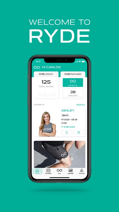 RYDE Indoor Cycling Screenshot
