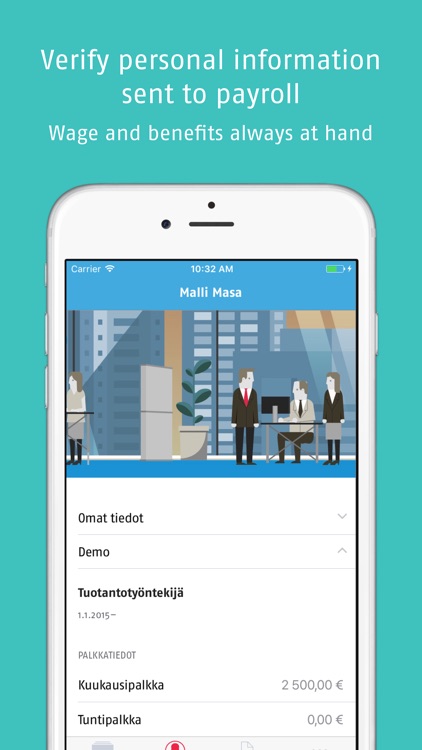 Simo – palkkalaskelma Sillasta