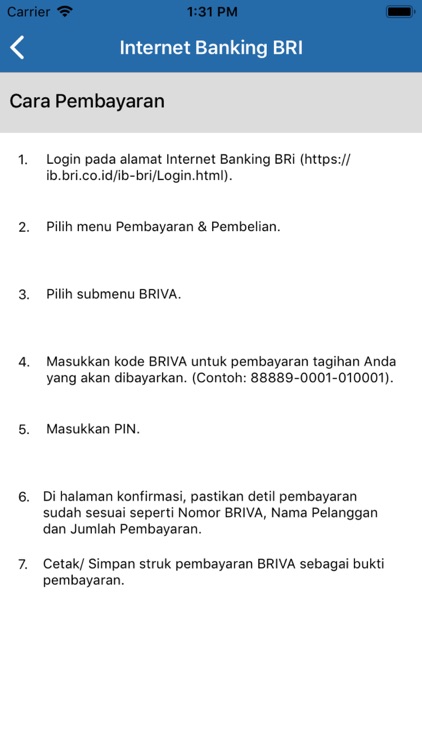 BRI Smart Billing screenshot-9