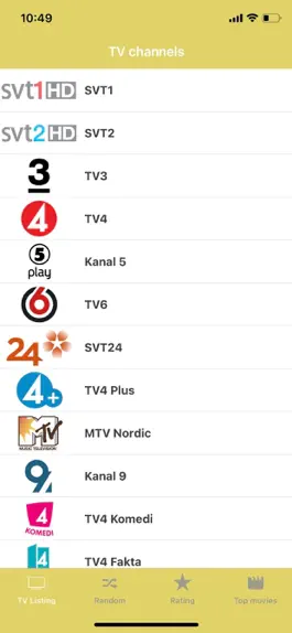 Game screenshot ► TV tablå Sverige mod apk