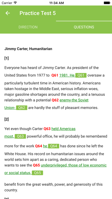 Screenshot #3 pour ACT English Practice Tests