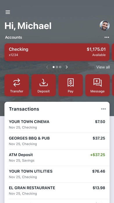 Nebraska Bank Screenshot