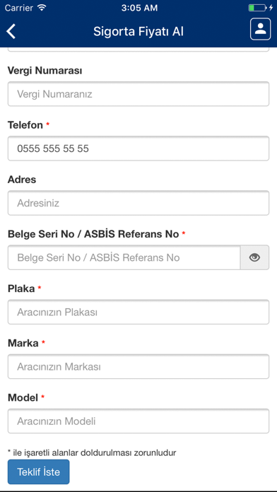 App screenshot
