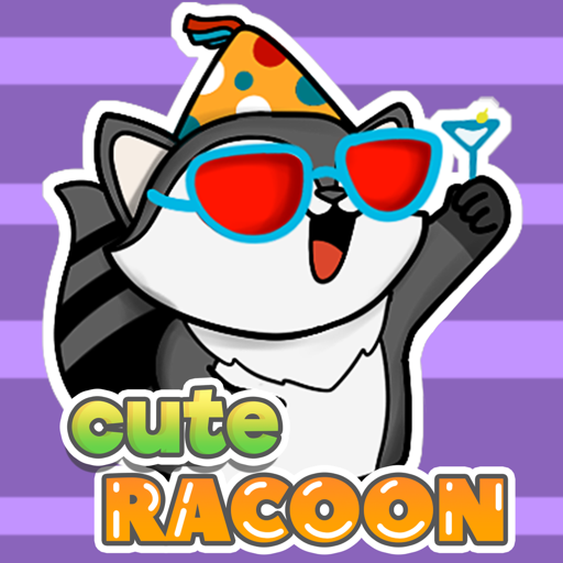 Cute Racoon Emoji