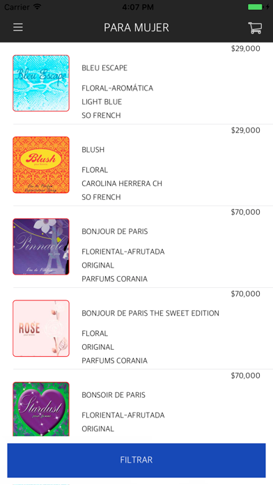 Screenshot #3 pour Parfums