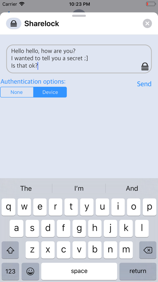 #2. Sharelock (iOS) 由: Omer Berger