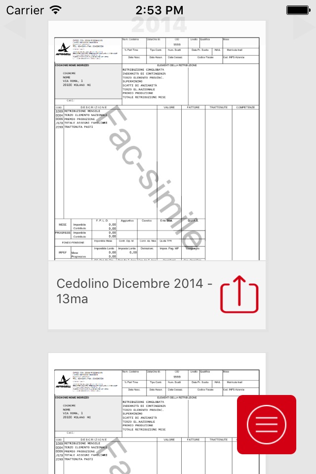 CedolinoOnline screenshot 3