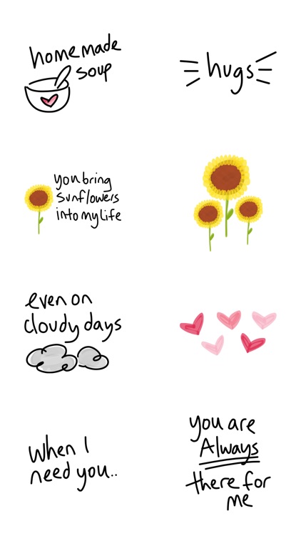 Dear Mom stickers for iMessage, Mother's Day photo