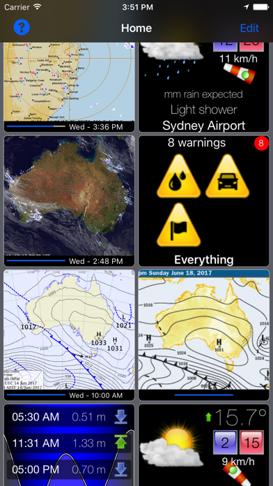 Oz Radar Weather Screenshot