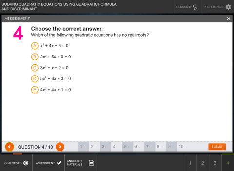 Solve Quad Eq's w Quad Formula screenshot 2