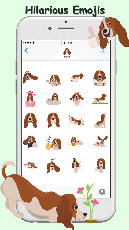 Basset Hound Emojis & Stickers
