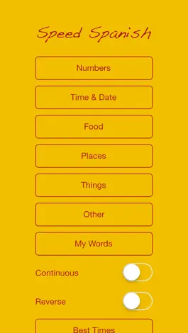 Game screenshot Speed Spanish App mod apk