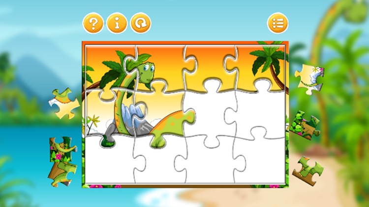 Dino World: Jurassic Zoo Dinosaur Jigsaw Games