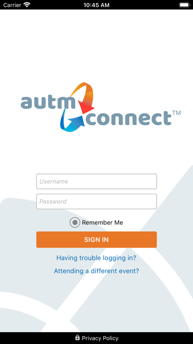 AUTM Connect Screenshot