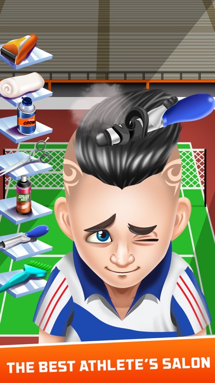 Athlete Shave Salon Games screenshot-3