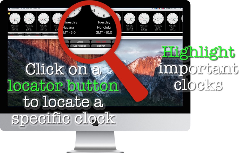 #3. aClocks Desktop (macOS) 由: Tomoyuki Okawa